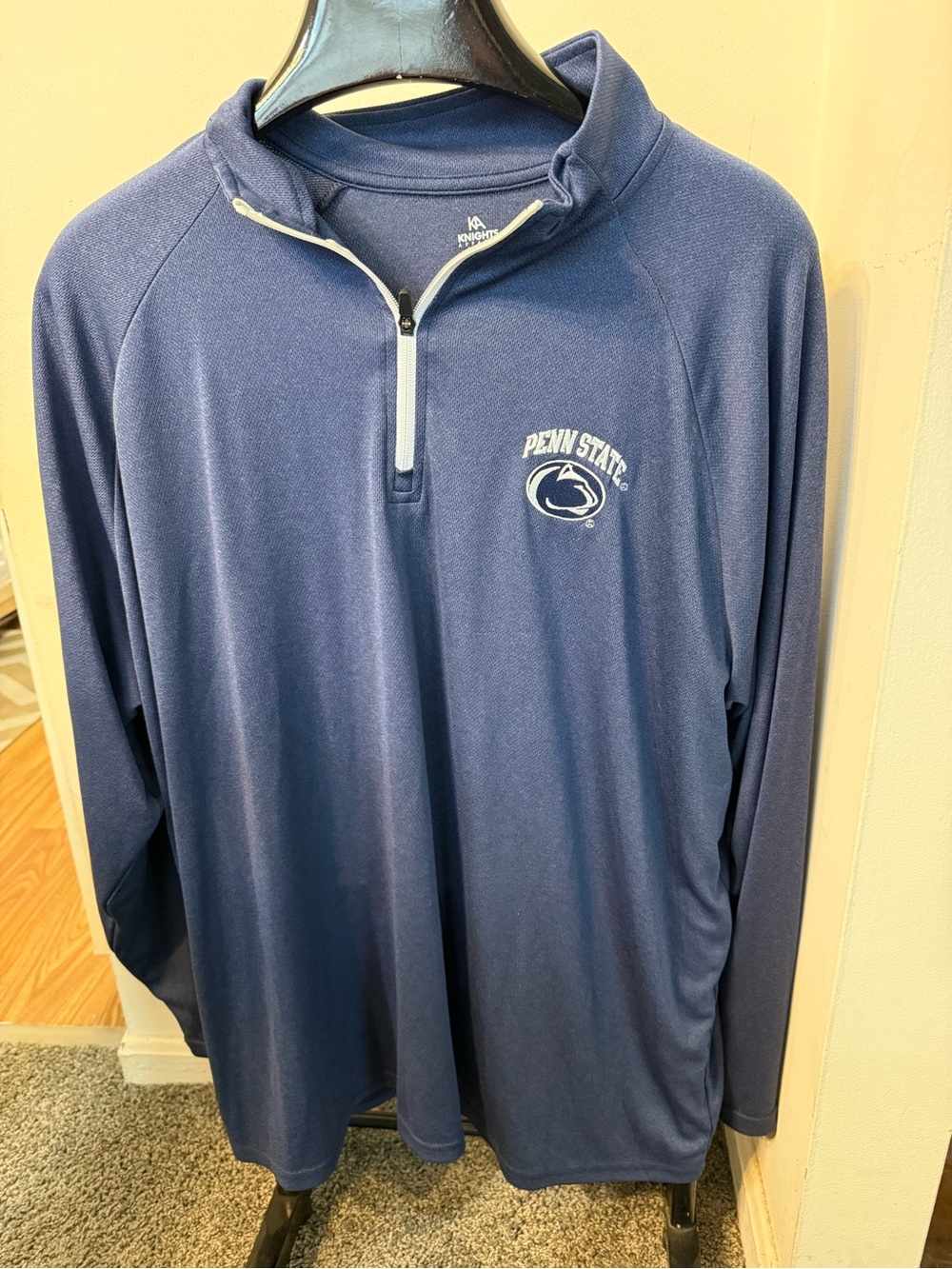 Penn State Nittany Lions Navy Blue 1/4 Zip Quarterzip Pullover Men’s 3xl